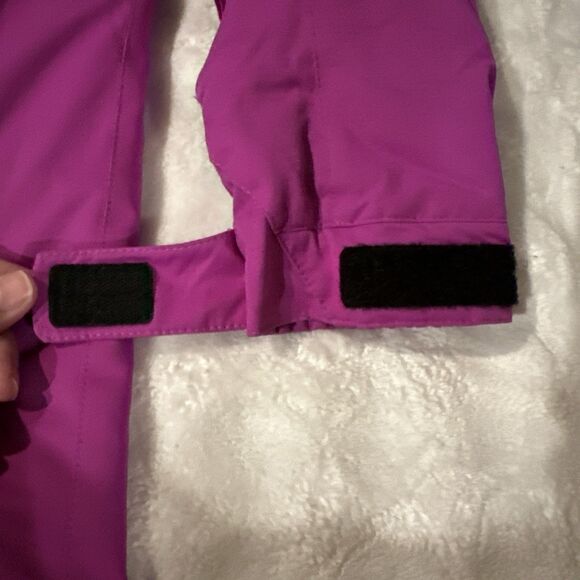 686 Girls Size Large Pink Snowboard Ski Coat Lily Jacket Snow Warm Hood L Purple - Picture 7 of 16